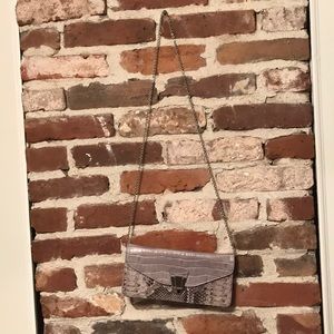 Henri Bendel snakeskin purse